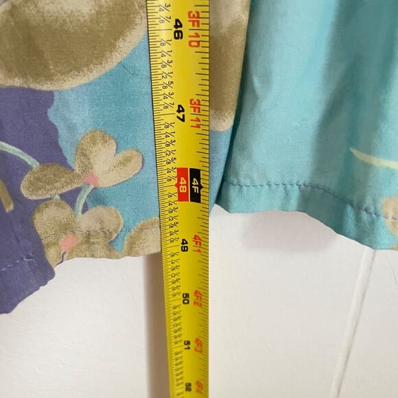 Y2K Mermaid Dress M Boho Fairy Blue Purple Tropical Beach Spaghetti Strap Cotton - Picture 10 of 10